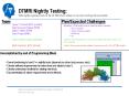 DTMRI Nightly Testing: Write nightly regression tests for the DTMRI Slicer module, for as much exist
