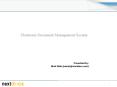 Electronic Document Management System