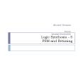 Logic Synthesis 5 FSM and Retiming