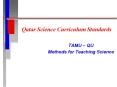 Qatar Science Curriculum Standards
