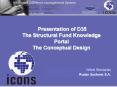 Presentation of D35 The Structural Fund Knowledge Portal The Conceptual Design