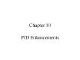 PID Enhancements