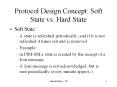 Protocol Design Concept: Soft State vs' Hard State
