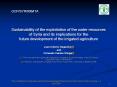 Sustainability of the exploitation of the water resources of Syria and its implications for the futu