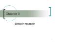 Ethics in research