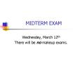 MIDTERM EXAM