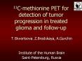 11Cmethionine PET for detection of tumor progression in treated glioma and followup