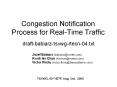 Congestion Notification Process for RealTime Traffic