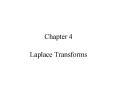 Laplace Transforms
