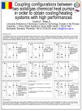 Coupling configurations between two solidgas chemical heat pumps in order to obtain coolingheating s