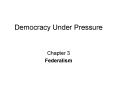 Democracy Under Pressure