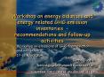 Workshop on energy balances and energy related GHG emission inventories 