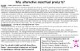 Why alternative menstrual products