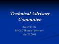 Technical Advisory Committee