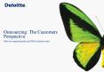 Outsourcing: The Customers Perspective Service requirements and the business case