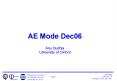 AE Mode Dec06