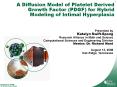 A Diffusion Model of Platelet Derived Growth Factor PDGF for Hybrid Modeling of Intimal Hyperplasia