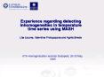 Experience regarding detecting inhomogeneities in temperature time series using MASH