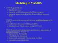Modeling in VAMOS