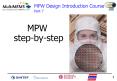 MPW stepbystep