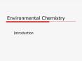 Environmental Chemistry