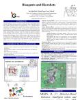 This poster presents overview to a research of agents and robots encompassing designs inspired by pr