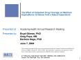 The research presented in this report was performed under the Centers for Medicare