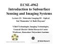 ECSE4962 Introduction to Subsurface Sensing and Imaging Systems