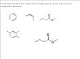 An unknown molecule A has 4 signals in the 1H NMR spectrum' Which of the following corresponds to mo