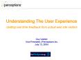 Understanding The User Experience
