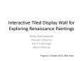 Interactive Tiled Display Wall for Exploring Renaissance Paintings