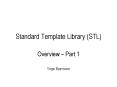 Standard Template Library STL
