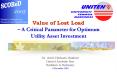 Value of Lost Load A Critical Parameter for Optimum Utility Asset Investment