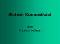 Sistem Komunikasi