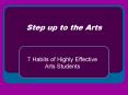 Step up to the Arts