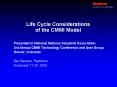 Life Cycle Considerations of the CMMI Model