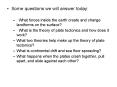 Some questions we will answer today:
