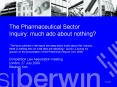 The Pharmaceutical Sector Inquiry: much ado about nothing The facts outlined in the report are deep
