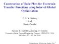Construction of Bode Plots for Uncertain Transfer Functions using Interval Global Optimisation