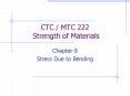 CTC MTC 222 Strength of Materials