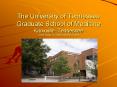 The University of Tennessee Graduate School of Medicine Knoxville, Tennessee A part of the UT Health