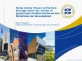 Using cluster theory as the lens through which the results of government funded online service initi