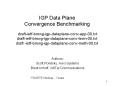 IGP Data Plane Convergence Benchmarking  draft-ietf-bmwg-igp-dataplane-conv-app-00.txt draft-ietf-bmwg-igp-dataplane-conv-term-00.txt draft -ietf-bmwg-igp-dataplane-conv-meth-00.txt