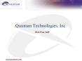 Quintum Technologies, Inc'