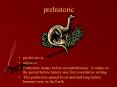 prehistoric