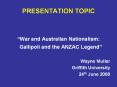 PRESENTATION TOPIC