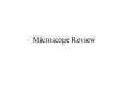 Microscope Review