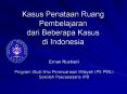 Kasus Penataan Ruang Pembelajaran dari Beberapa Kasus di Indonesia