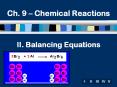II' Balancing Equations