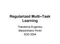 Regularized MultiTask Learning